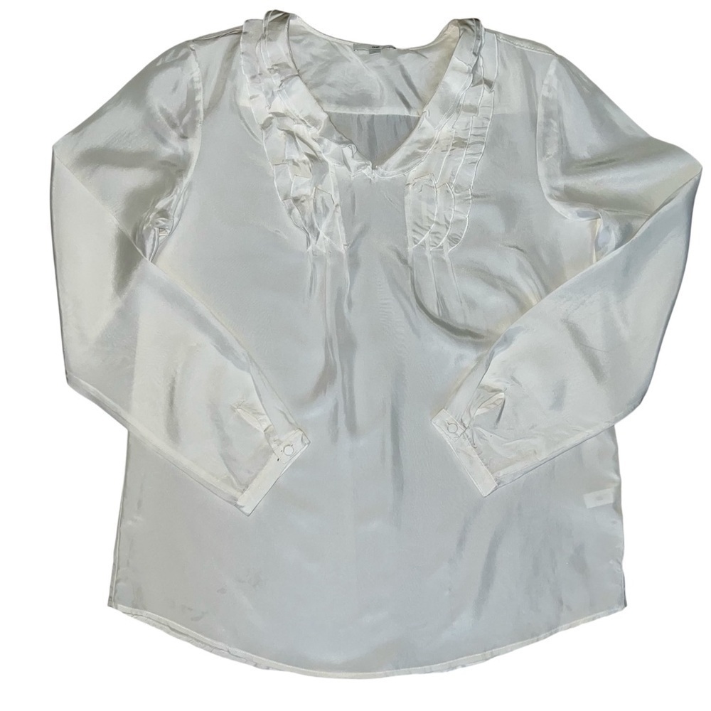 GAP 100% Silk Top Size Large